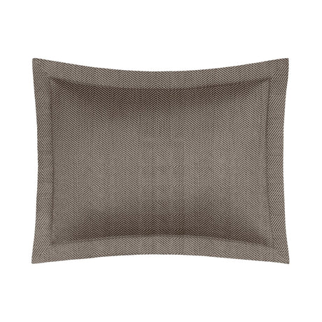 Pillow Sham - Home Treasures Zebra Bedding in Herringbone Taupe