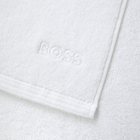 White Edge Towels by Hugo Boss Home | Yves Delorme Bath Collection at Fig Linens and Home 2