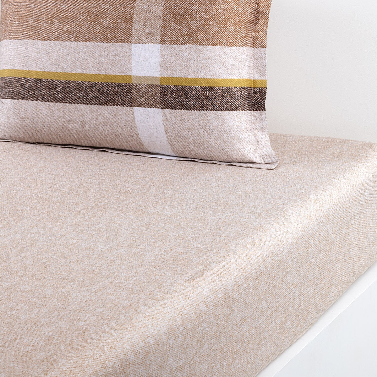 Loomis Fitted Sheet by Hugo Boss Home | Yves Delorme at Fig Linens and Home View 1