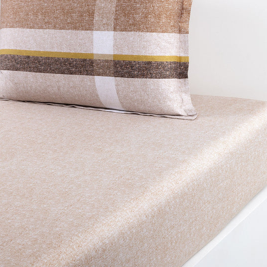 Loomis Fitted Sheet by Hugo Boss Home | Yves Delorme at Fig Linens and Home View 1