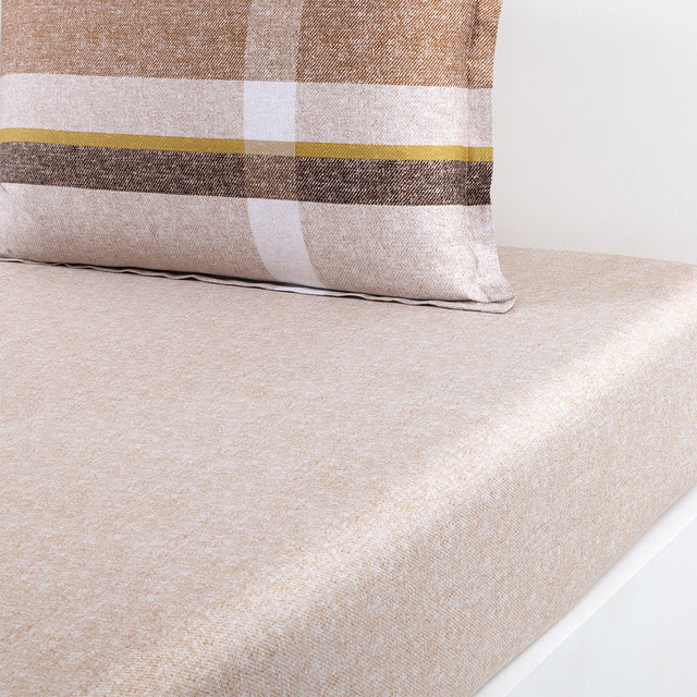 Loomis Fitted Sheet by Hugo Boss Home | Yves Delorme at Fig Linens and Home View 1