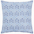 Aanan Light Indigo Pillow by John Robshaw at Fig Linens and Home - 1