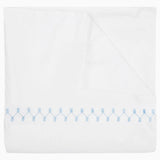 Anketi Light Indigo Border Organic Sham by John Robshaw King Sham Light Indigo at FIG LINENS AND HOME 3