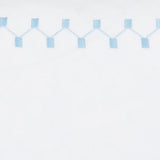 Anketi Light Indigo Border Organic Sham by John Robshaw King Sham Light Indigo at FIG LINENS AND HOME 5