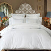 Anketi Light Indigo Organic Border Duvet Cover by John Robshaw King Duvet Cover Light Indigo at FIG LINENS AND HOME 1
