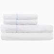 John Robshaw Sheets Stack - Anketi Light Indigo Bedding at Fig Linens and Home