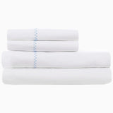 John Robshaw Sheets Stack - Anketi Light Indigo Bedding at Fig Linens and Home
