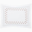 Anketi Natural Border Organic Sham by John Robshaw at Fig Linens and Home - 1