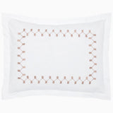 Anketi Natural Border Organic Sham by John Robshaw at Fig Linens and Home - 1