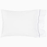 Anketi Navy Organic Pillowcases Pair by John Robshaw at Fig Linens and Home - 3