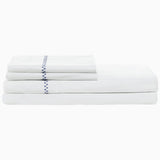 Anketi Navy Organic Sheet Set by John Robshaw at Fig Linens and Home - 2