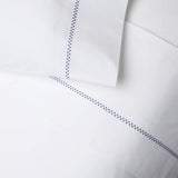 Anketi Navy Organic Sheet Set by John Robshaw at Fig Linens and Home - 1
