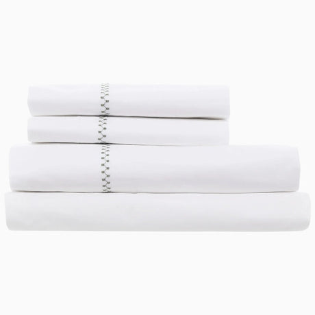 Sheet Set - John Robshaw Anketi Sage Green Bedding at Fig Linens and Home