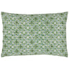 John Robshaw Ankur Mirrored Green Lumbar Pillow at Fig Linens and Home - Front View