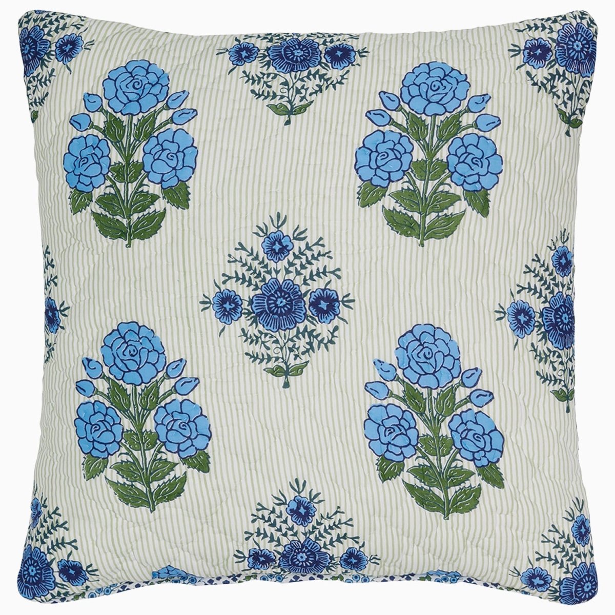 Bipin Lapis Sham by John Robshaw at Fig Linens and Home - 3