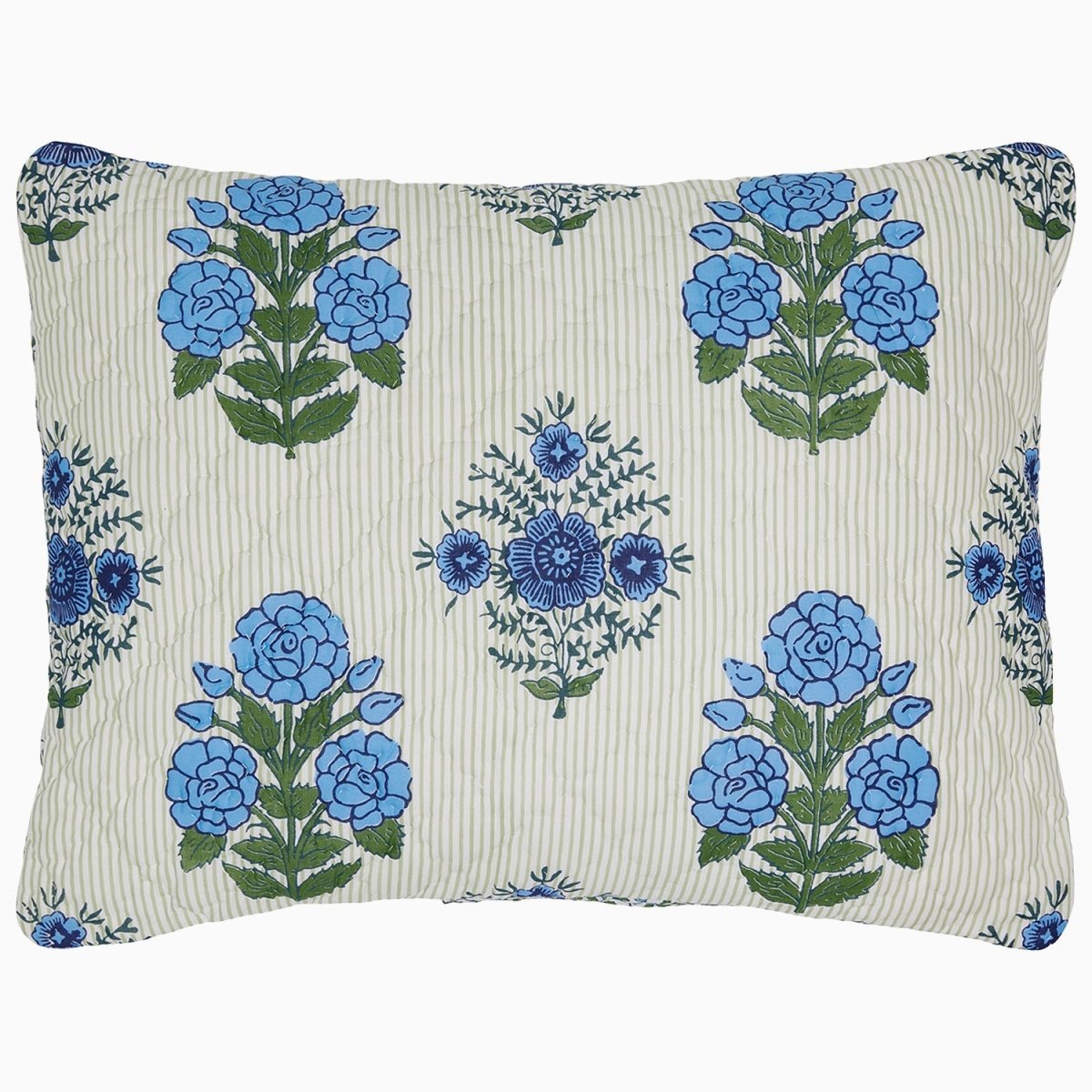 Bipin Lapis Sham by John Robshaw at Fig Linens and Home - 1