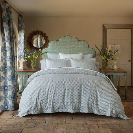 Cala Sage Green Organic Duvet Covers by John Robshaw at Fig Linens and Home