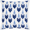 Chetana Indigo Pillow by John Robshaw at Fig Linens and Home - 1