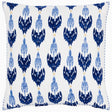 Chetana Indigo Pillow by John Robshaw at Fig Linens and Home - 1