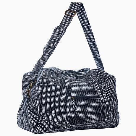 Cinde Indigo Duffle Bag by John Robshaw at Fig Linens and Home - 1