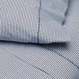 Cinde Indigo Navy Blue Organic Cotton Sheets by John Robshaw at Fig Linens and Home