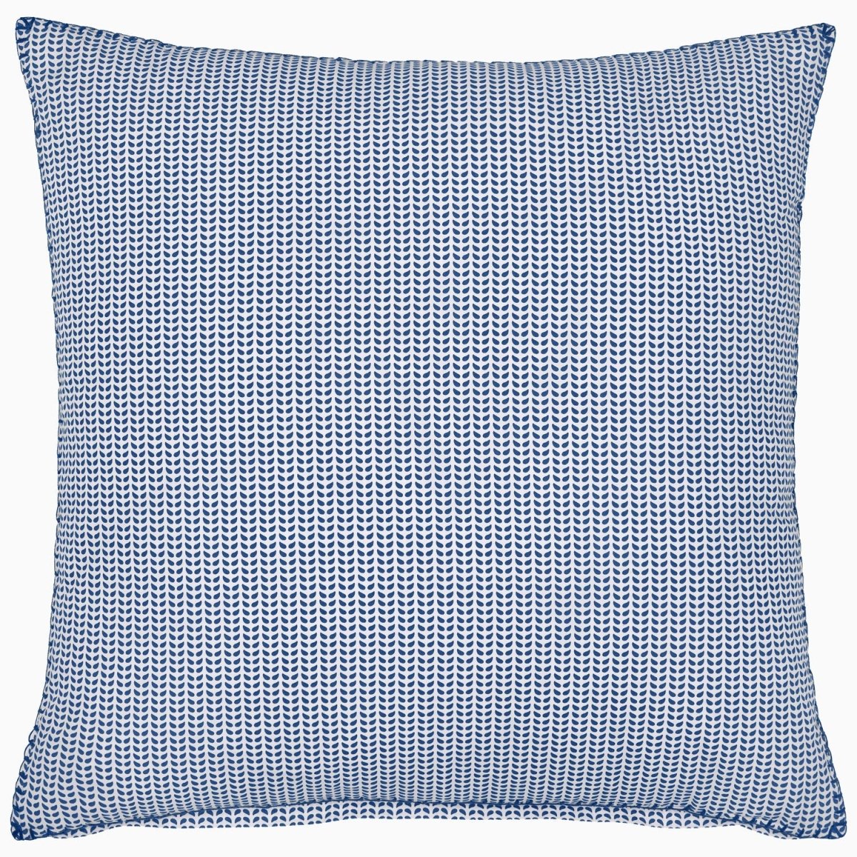 Cinde Navy Organic Sham by John Robshaw at Fig Linens and Home - 2