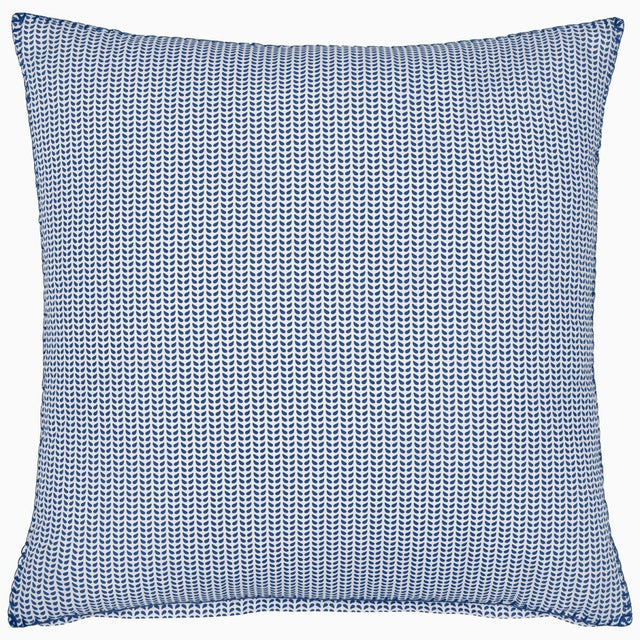 Cinde Navy Organic Sham by John Robshaw at Fig Linens and Home - 2