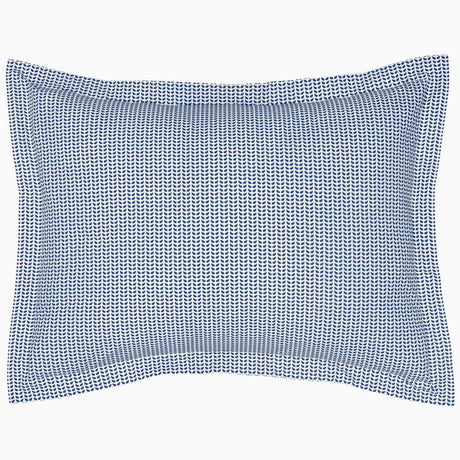 Cinde Navy Organic Sham by John Robshaw at Fig Linens and Home - 1