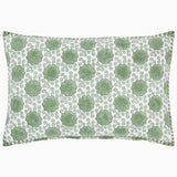 Damini Sage Pillow by John Robshaw at Fig Linens and Home - 1
