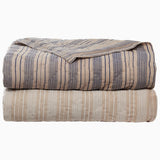 Darika Indigo Quilt by John Robshaw at Fig Linens and Home - Stack of 2 Colors in Darika