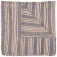 Darika Indigo Quilt by John Robshaw at Fig Linens and Home - Striped Cotton Quilt