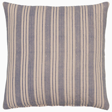 Darika Indigo Euro Sham by John Robshaw at Fig Linens and Home - Front View