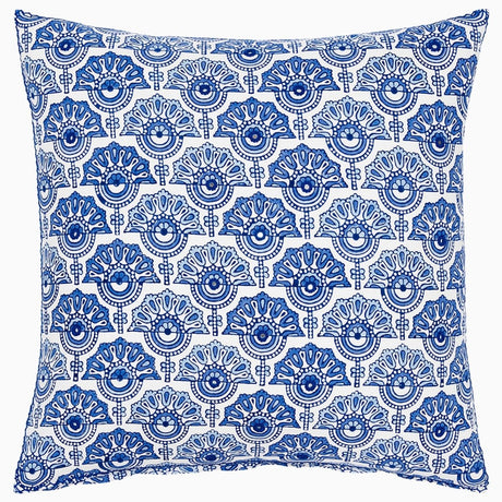 Divisha Indigo Pillow by John Robshaw at Fig Linens and Home - 1