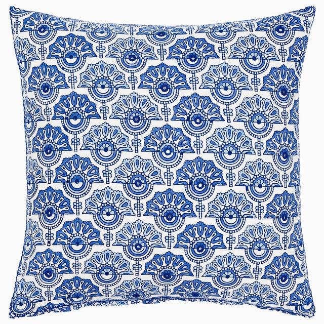 Divisha Indigo Pillow by John Robshaw at Fig Linens and Home - 1