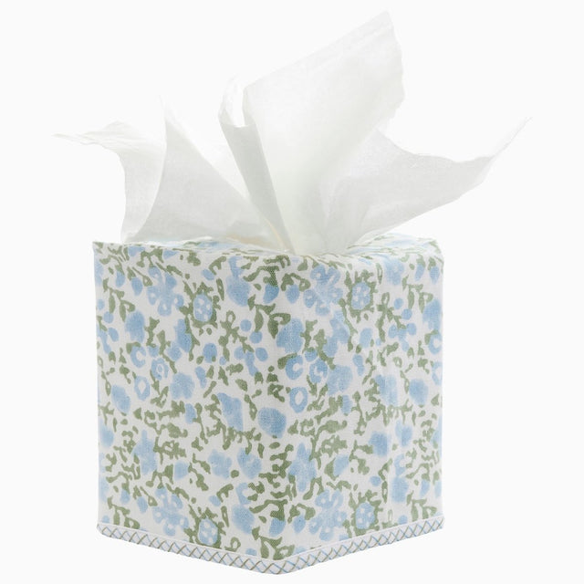 Ekisha Tissue Box Cover by John Robshaw at Fig Linens and Home - 1