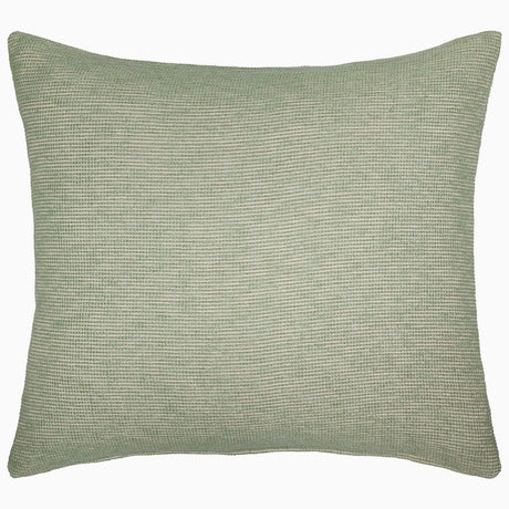Evani Woven Sage King Euro by John Robshaw at Fig Linens and Home - 1
