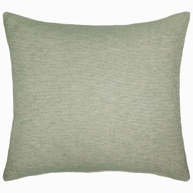 Evani Woven Sage King Euro by John Robshaw at Fig Linens and Home - 1
