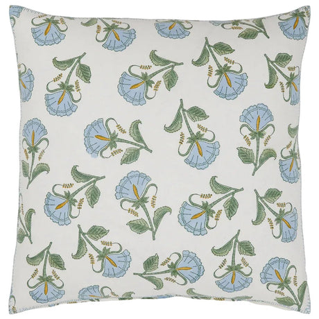 Farah Light Indigo Decorative Pillow by John Robshaw at Fig Linens and Home