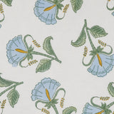 Farah Light Indigo Decorative Pillow by John Robshaw - Fabric Swatch at Fig Linens and Home