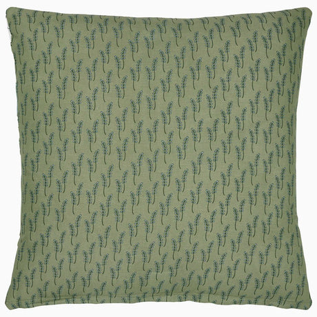 Euro Sham - Farah Light Indigo Quilts by John Robshaw at Fig Linens and Home - Back View