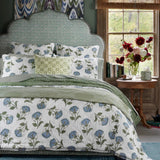 Farah Light Indigo Quilts by John Robshaw at Fig Linens and Home - Lifestyle 2