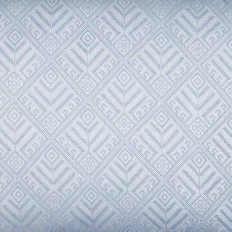 Halana Lapis Cotton Duvet Set by John Robshaw | Blue Swatch of Bedding at Fig Linens and Home