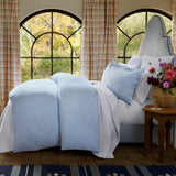 Halana Lapis Cotton Duvet Set by John Robshaw | Blue Bedding at Fig Linens and Home 1