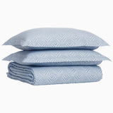 Halana Lapis Cotton Duvet Set by John Robshaw | Blue Bedding at Fig Linens and Home 4
