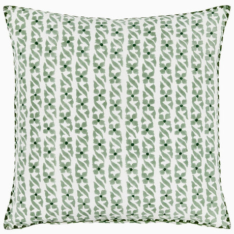 Indira Sage Pillow by John Robshaw at Fig Linens and Home - 1