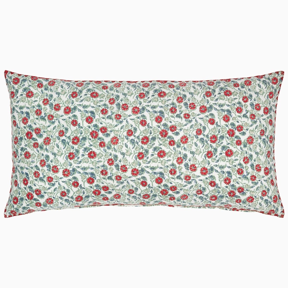 Ipsita Coral Bolster by John Robshaw at Fig Linens and Home - 1