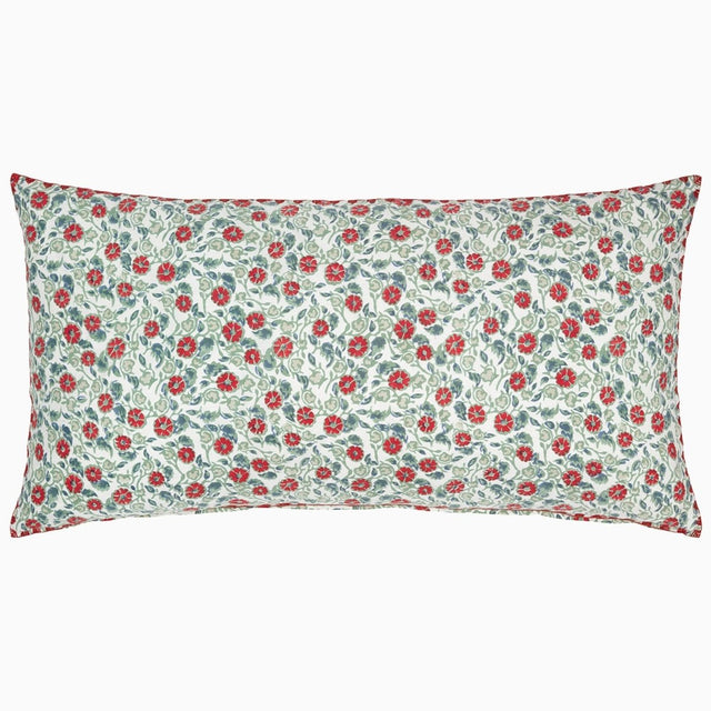 Ipsita Coral Bolster by John Robshaw at Fig Linens and Home - 1