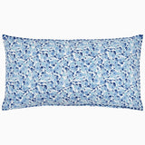 Ipsita Indigo Bolster by John Robshaw at Fig Linens and Home - 1