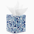 Ipsita Indigo Tissue Box Cover by John Robshaw at Fig Linens and Home - 1