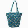 Jeeva Teal Quilted Tote Bag by John Robshaw at Fig Linens and Home - 1